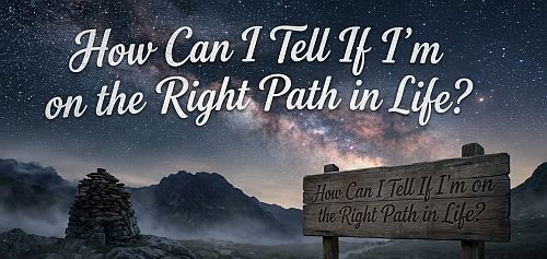 How Can I Tell If I’m on the Right Path in Life?